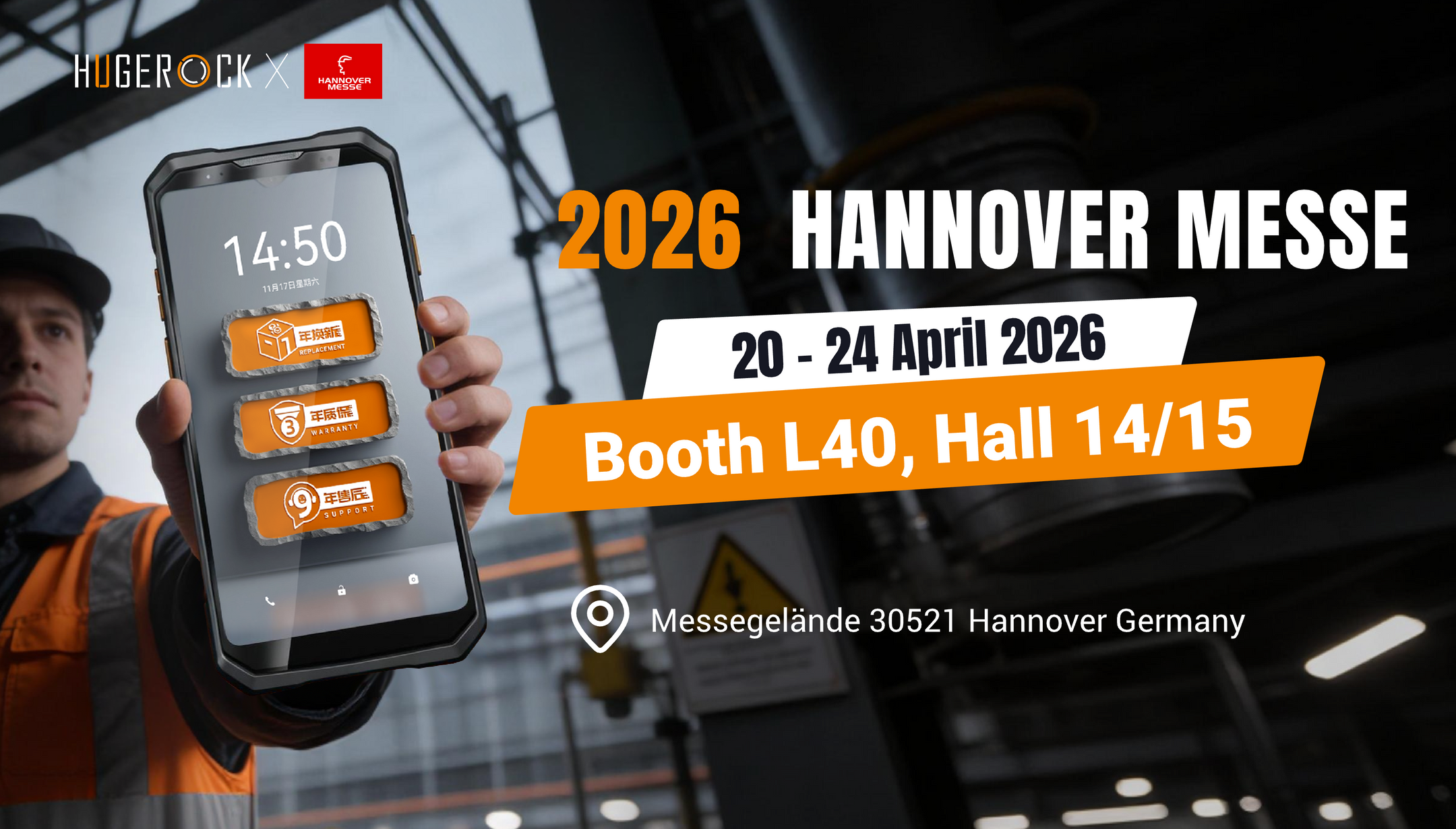 Shaping the Future of Industrial IoT: HUGEROCK at Hannover Messe 2026