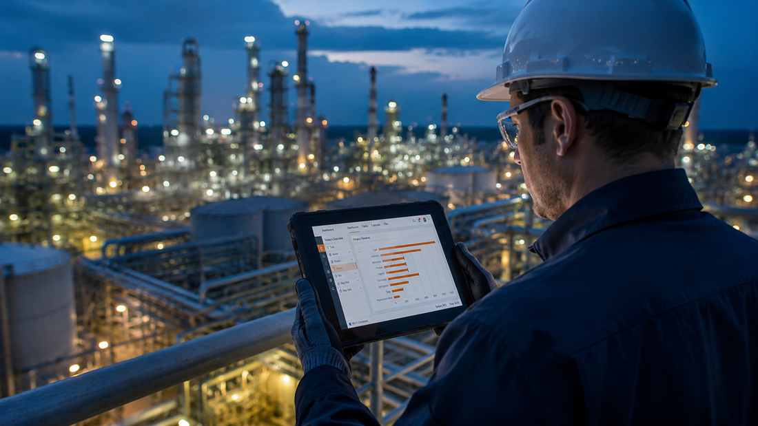 Safety First in Zone 1/21: How the HUGEROCK H81 Rugged Tablet Powers Safe Operations in Explosive ATEX Environments