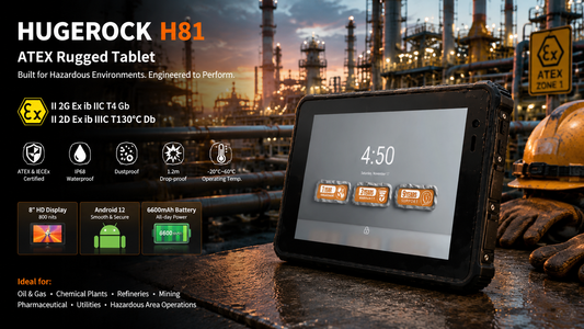 ATEX rugged tablet safety framework for Zone 1/21 hazardous sites