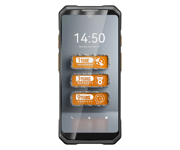 H-SMART H61 6.3-inch rugged handheld terminal with OLED display