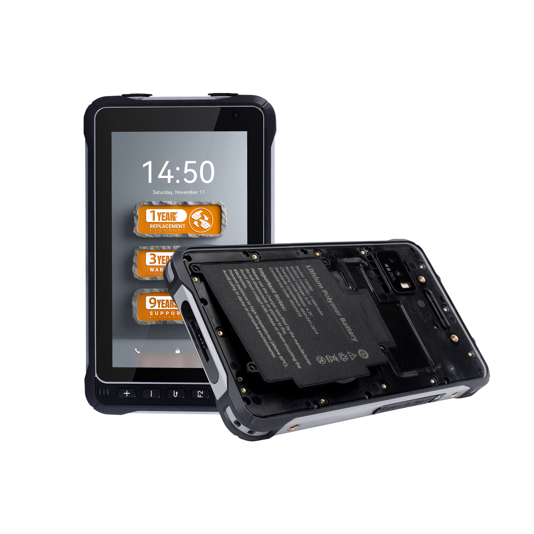 T-SMART H72 7-inch rugged tablet with 2200 nits sunlight-readable display